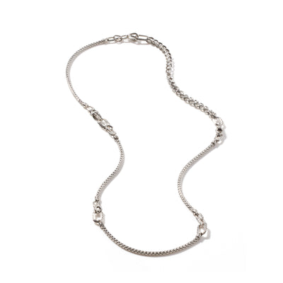 John Hardy 32-inch Sterling Silver 3.5mm Chain Link Transformable Necklace