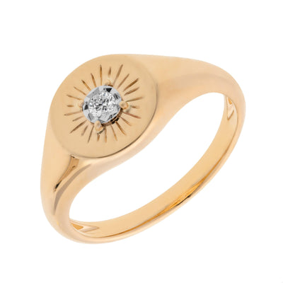 14 KARAT GOLD DIAMOND RING - Tapper's Jewelry 