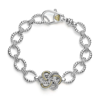 STERLING SILVER/18K YELLOW BRACELET - Tapper's Jewelry 