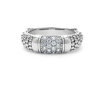 CAVIAR DIAMOND RING 6MM - Tapper's Jewelry 