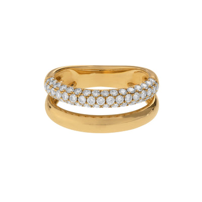 14K YELLOW GOLD DIAMOND RING - Tapper's Jewelry 