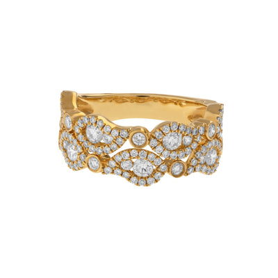 18K GOLD DIAMOND RING