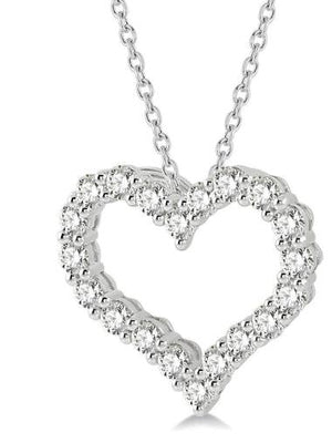 14K WHITE GOLD DIAMOND NECKLACE - Tapper's Jewelry 