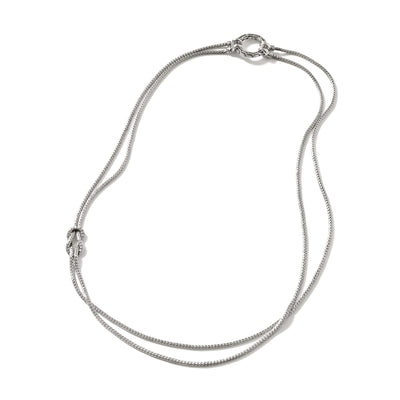 LOVE KNOT NECKLACE IN STERLING SILVER
