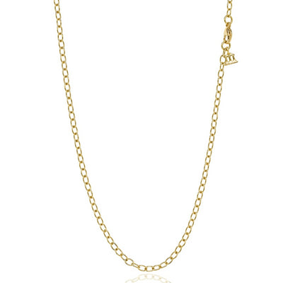 18K Yellow Gold 18" Oval Chain Necklace