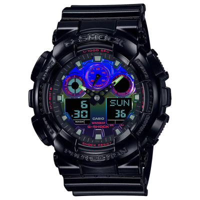 51mm Black Virtual Rainbow Cybertech Analog-Digital G-SHOCK Watch