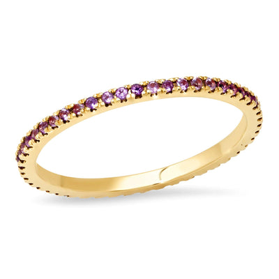 AMETHYST ETERNITY BAND - Tapper's Jewelry 