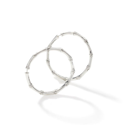 Bamboo Medium Hoop Earring - Tapper's Jewelry 