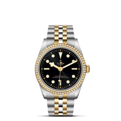 Black Bay 36mm Stainless Steel and 18K Gold Watch - Tapper's Jewelry 