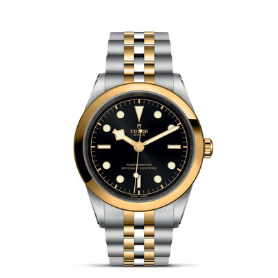 Black Bay 41mm Stainless Steel and 18K Gold Watch - Tapper's Jewelry 