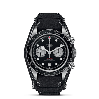 Black Bay 41mm Stainless Steel Chronograph Watch - Tapper's Jewelry 