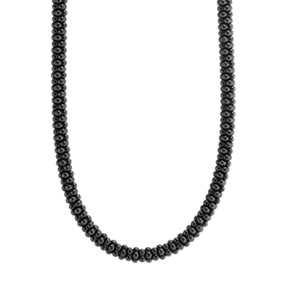 BLACK CAVIAR BEADED NECKLACE - Tapper's Jewelry 