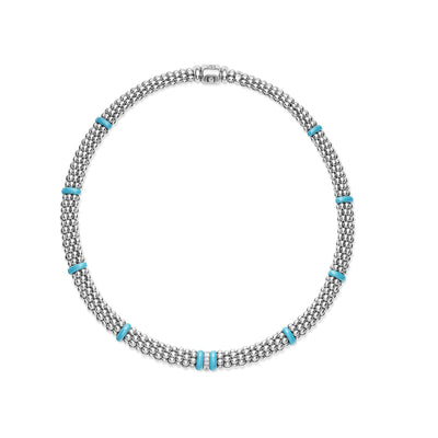 BLUE CAVIAR SINGLE STATION DIAMOND NECKLACE - Tapper's Jewelry 