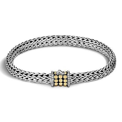 Classic Chain Dot Station Bracelet - Tapper's Jewelry 