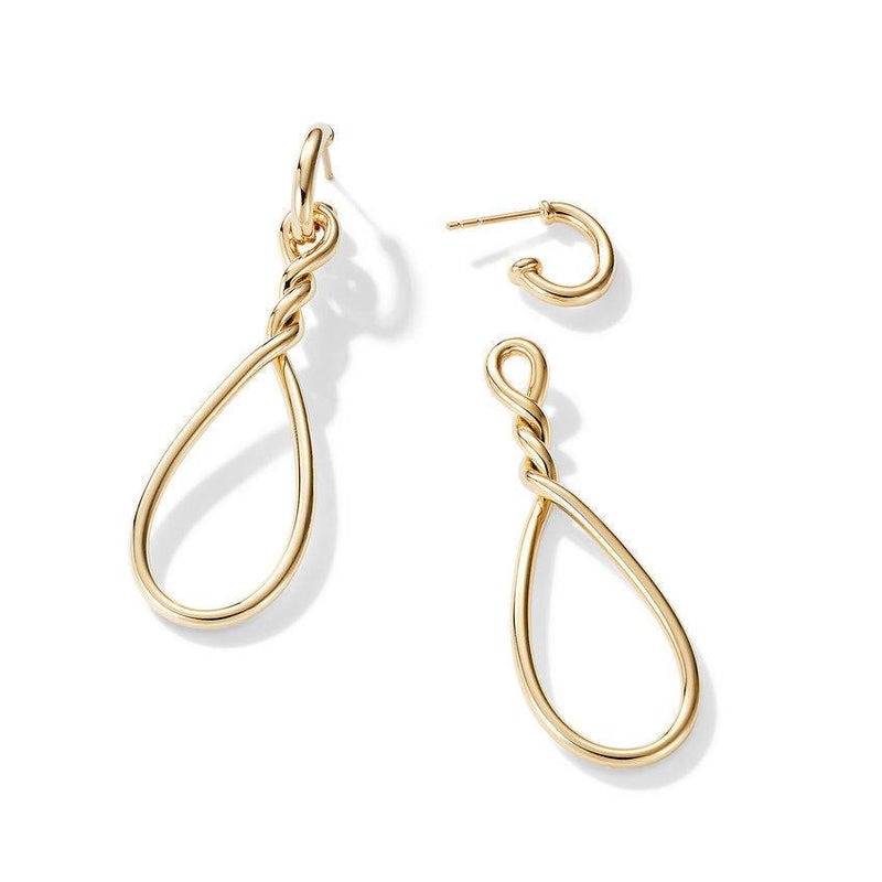 Continuance Large Drop Earrings in 18K Gold