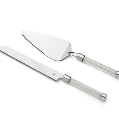 Crystal Knife and Server Set - Tapper's Jewelry 
