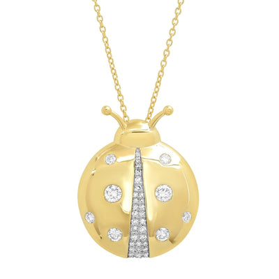 DIAMOND MAMA LADYBUG NECKLACE - Tapper's Jewelry 