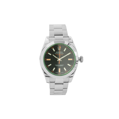 ESTATE ROLEX STEEL MILGAUSS WATCH - Tapper's Jewelry 
