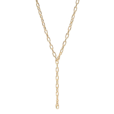 GOLD SQUARE OVAL LINK CHAIN - Tapper's Jewelry 