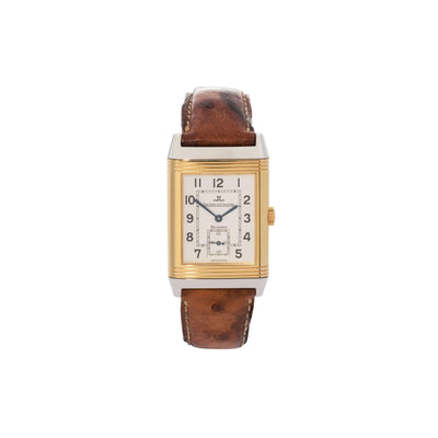 JAEGER STAINLESS STEEL AND YELLOW GOLD WATCH - Tapper's Jewelry 