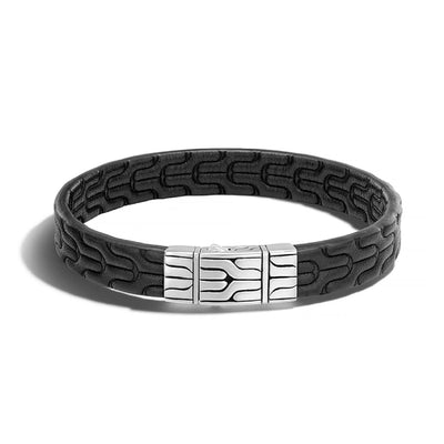 Leather Station Bracelet - Tapper's Jewelry 