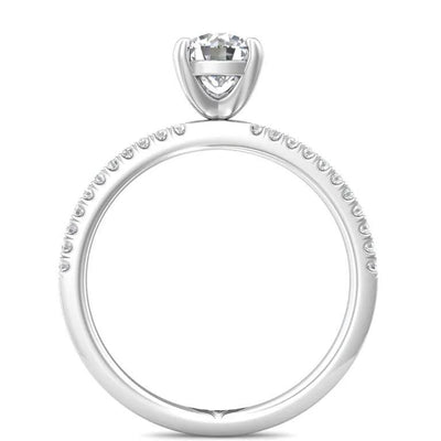 MAPLE - XXS 14K GOLD PAVE MOUNTING