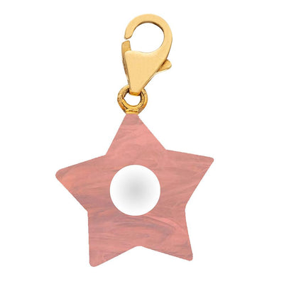 PEARL STAR CHARM WITH 18K GOLD CLASP - Tapper's Jewelry 