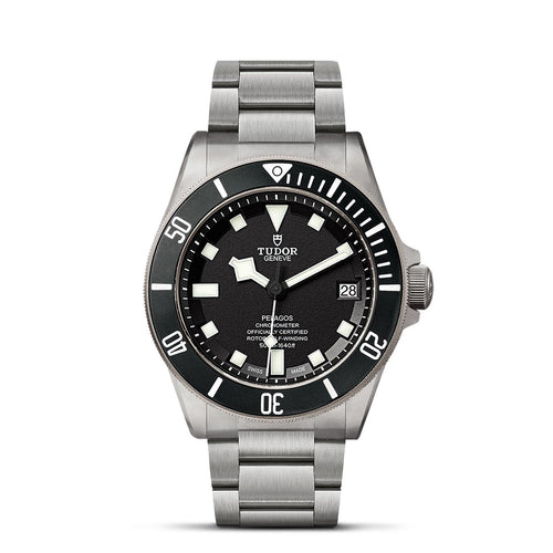 Pelagos Titanium Ceramic Black Dial with Date Watch | 42MM | M25600TN-0001