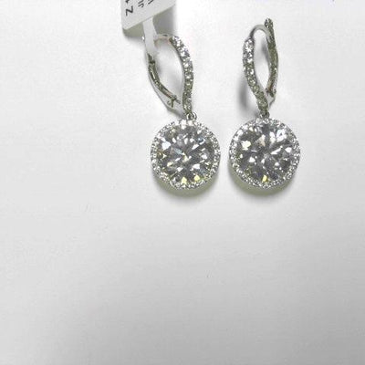 PL Platinum Diamond and Diamond  and Diamond Earrings - Tapper's Jewelry 