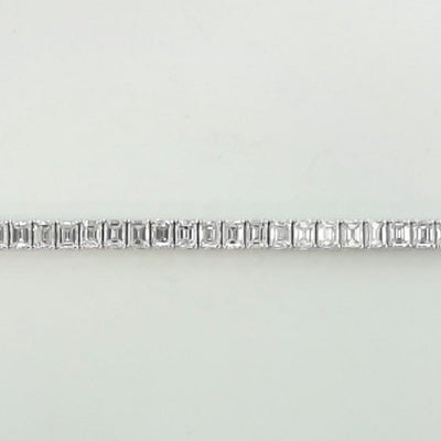 Platinum Diamond and Diamond  Bracelet - Tapper's Jewelry 