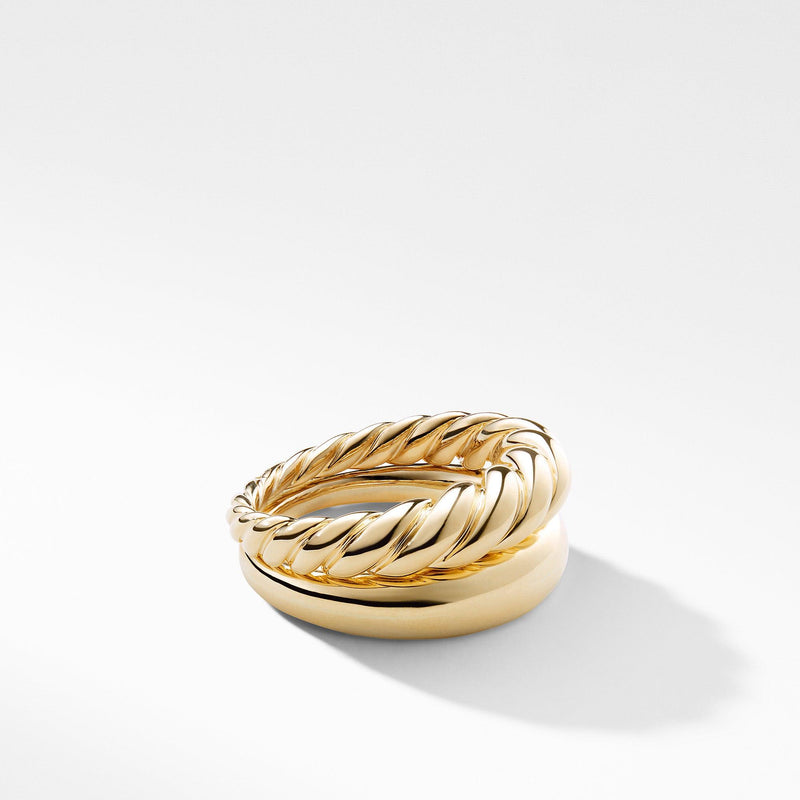 Pure Form Stack Rings in 18K Gold - Main Image