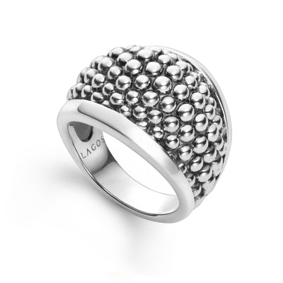 SILVER BEADED RING - Tapper's Jewelry 