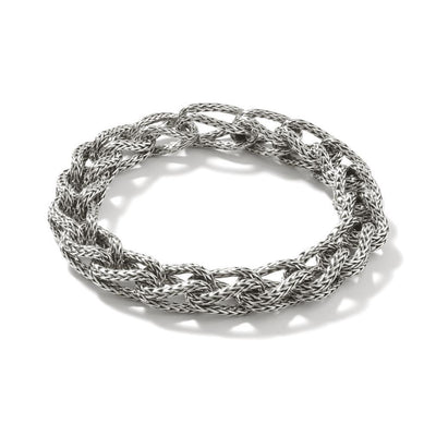 SILVER CHAIN LINK BRALCELET - Tapper's Jewelry 