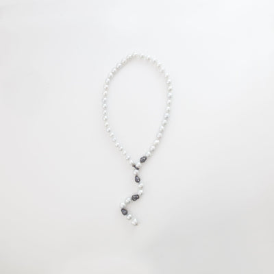 SOUTH SEA PEARL AND SAPPHIRE NECKLACE - Tapper's Jewelry 