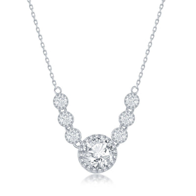 SS CZ NECKLACE - Tapper's Jewelry 