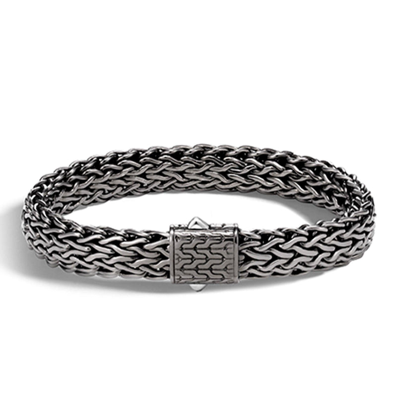 Buy ZIVOM 316l Stainless Steel Black Rhodium Wheat Design Mens Bracelet  Online at Low Prices in India - Paytmmall.com