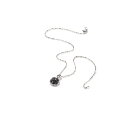 STERLING SILVER BLACK SAPPHIRE NECKLACE - Tapper's Jewelry 