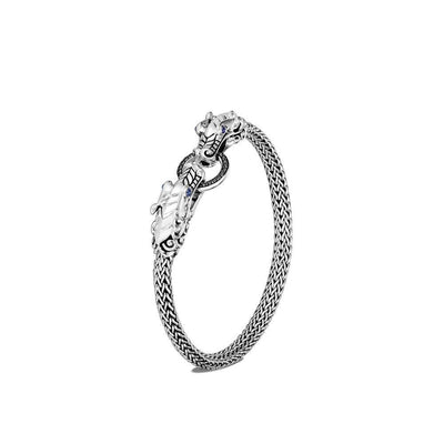 STERLING SILVER BLUE SAPPHIRE BRACELET