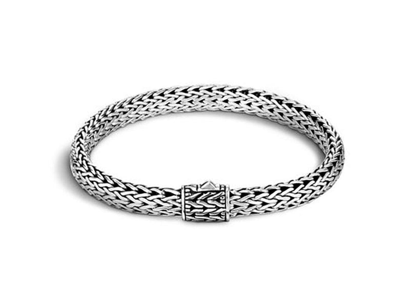 Woven sterling silver bracelet good