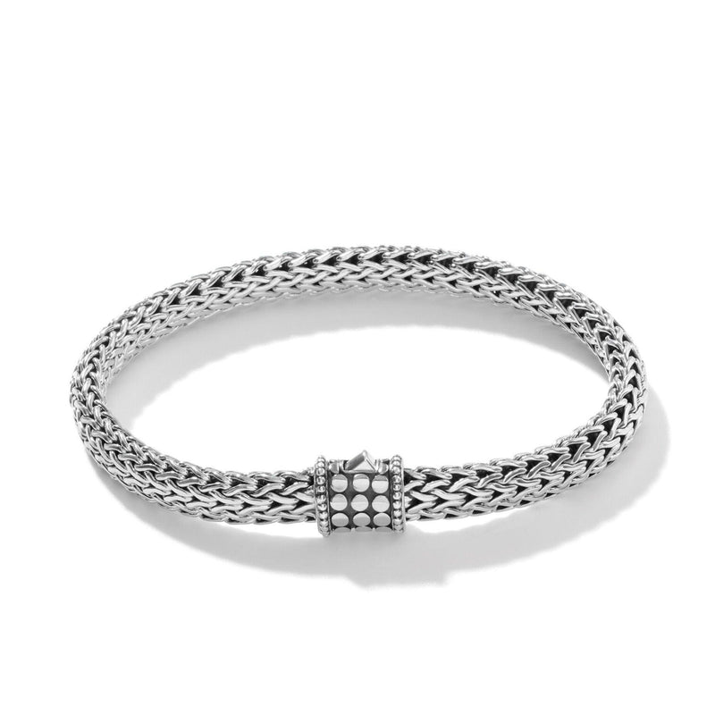 Diamonds & Pearls, Baby/Children's Name Bracelet for Girls - Sterling Silver