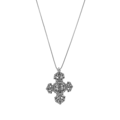 STERLING SILVER CROSS PENDANT NECKLACE - Tapper's Jewelry 
