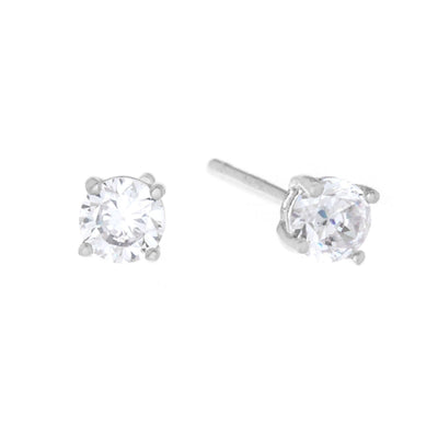Sterling Silver Cubic Zirconia Earrings - Tapper's Jewelry 