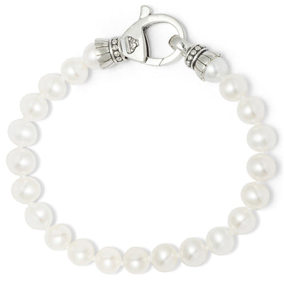 STERLING SILVER CULTURED PEARL BRACELET - Tapper's Jewelry 