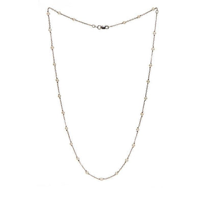 STERLING SILVER CULTURED PEARL NECKLACE - Tapper's Jewelry 