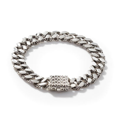 STERLING SILVER CURB LINK BRACELET - Tapper's Jewelry 