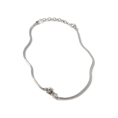 Sterling Silver Diamond and Sapphire  Necklace - Tapper's Jewelry 