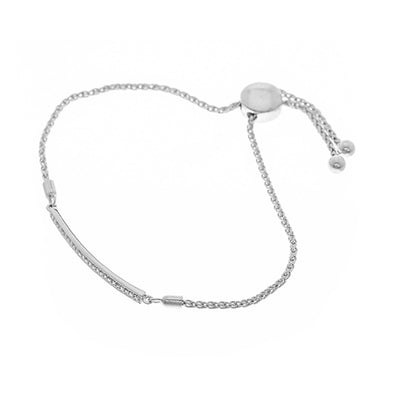 Sterling Silver Diamond Bracelet