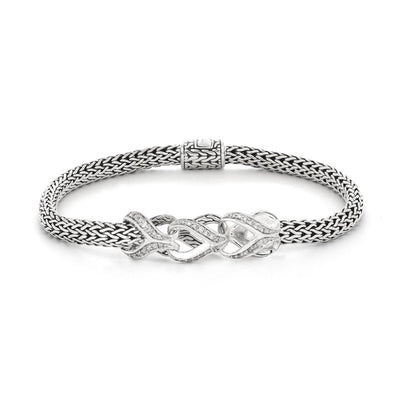 Sterling Silver Diamond Bracelet - Tapper's Jewelry 