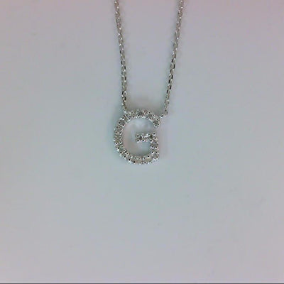 Sterling Silver Diamond Necklace - Tapper's Jewelry 