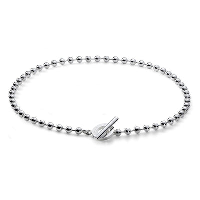 STERLING SILVER GUCCI BOULE NECKLACE - Tapper's Jewelry 